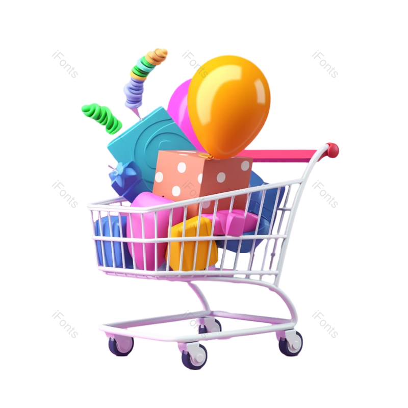 图标图片,插画元素,可爱风PNG,气球免抠素材